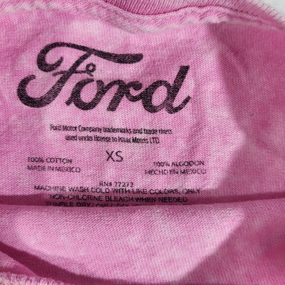 FORD Joshua Tree 1980 Mustang T-shirt Pink XS - Picture 3 of 5